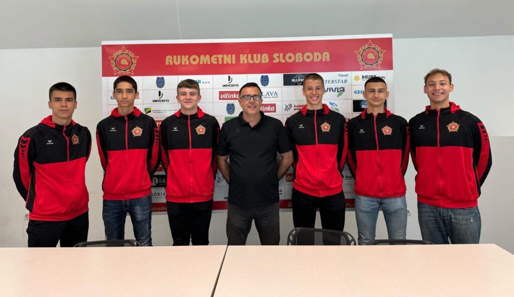 RK Sloboda potpisao ugovor sa šest mladih talenata iz vlastitog pogona