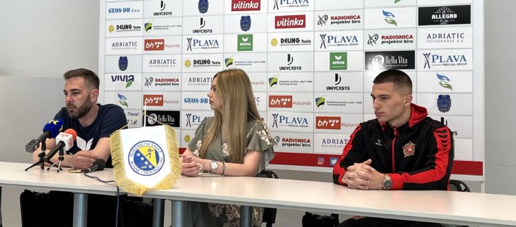 Press konferencija pred Borac: Mirko Mikić, Jasmina Ibrahimović, Renato Čajić
