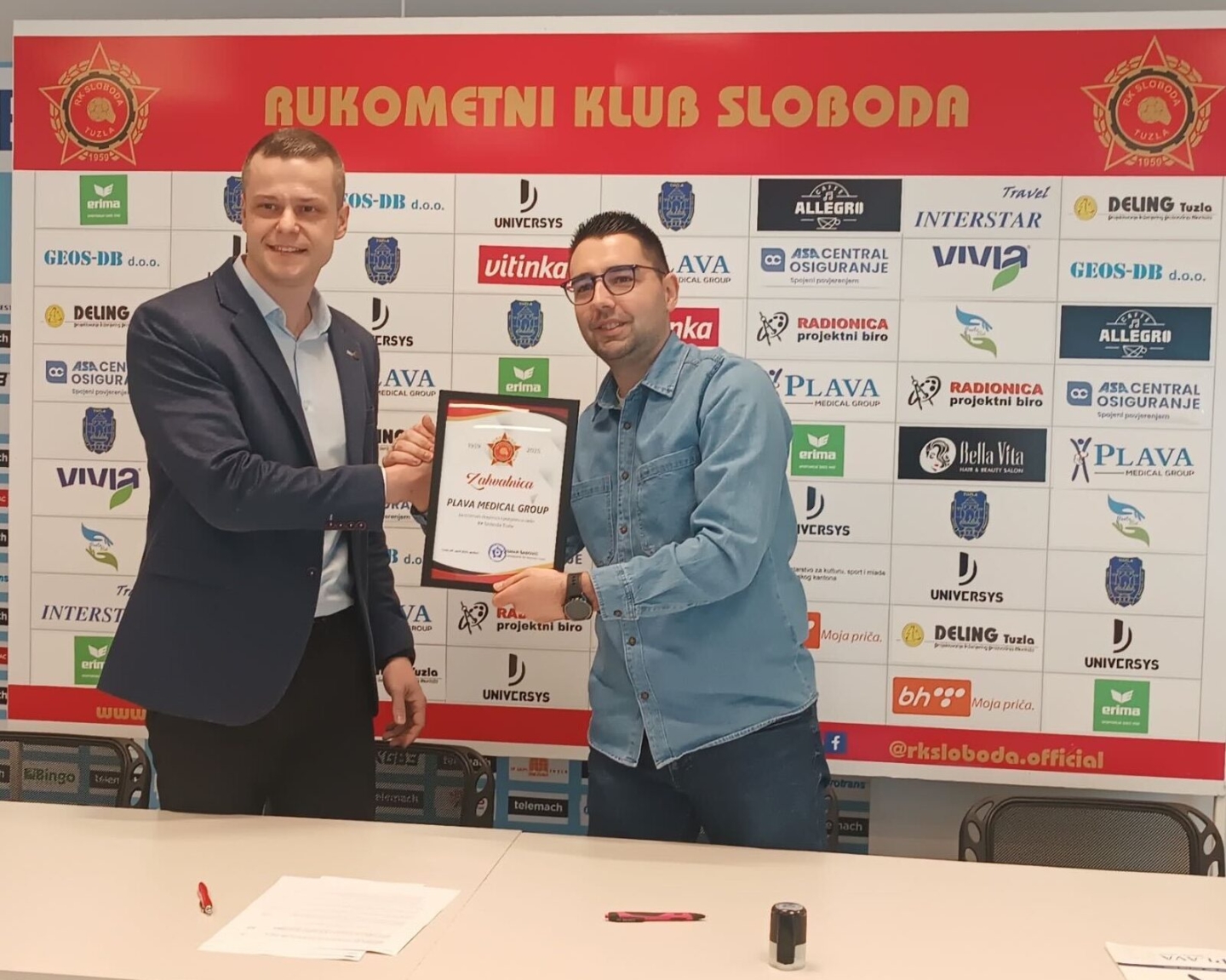 Lider u zdravstvu, partner u sportu: Plava Medical Group nastavlja saradnju sa RK Sloboda Tuzla